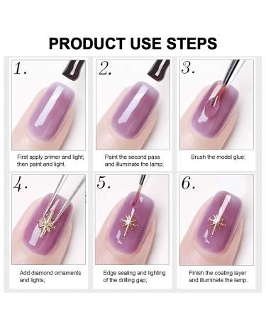 Ebanku 9 Boxes Nail Art Rhinestone Glitter - Nail Crystals & Back Gemstones Decoration Set with Tweezers & Nail File for Stunning Nail Designs - Buy Online on GoSupps.com