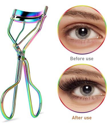 Sibba Eyelash Curlers with 10 Refill Silicone Pads Rose Golden Eyelashes Curler for Women Lash Curler Easy to Curl Eyelashes Naturally and Fits All Eye Shapes (Multicolor) - Buy Online on GoSupps.com