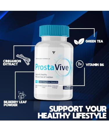 Prostavive Capsules - Advanced Health Support Supplement for Wellness | 60 Count - Buy Online on GoSupps.com