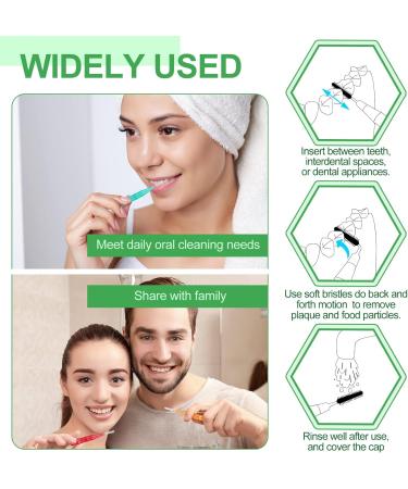 700 Pieces Interdental Brush Set | 100 Braces Brushes & 600 Toothpicks | Oral Hygiene Flossing Tool for Cleaner Teeth - Buy Online on GoSupps.com