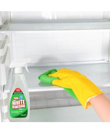 Wilosc White Vinegar Cleaning Bundle (2x500ml) Including Premium Microfibre Cloth | Natural Cleaning Products | Natural Kettle Descaler & Limescale Remover | - Buy Online on GoSupps.com