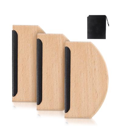 AWAVM 3 beech wood depilatory onion brush cashmere sweater wool overcoat dust removal hair removal ball portable hair removal ball clothing and hats razors