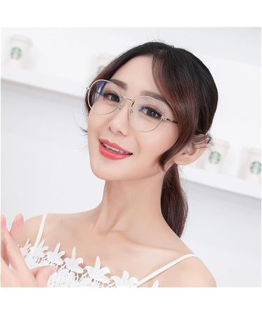 NWB JTS Anti Blue Light Glasses for Men & Women - Round Frame Myopia Glasses (Model 8627) - Stylish & Effective Bright Black Design - Buy Online on GoSupps.com