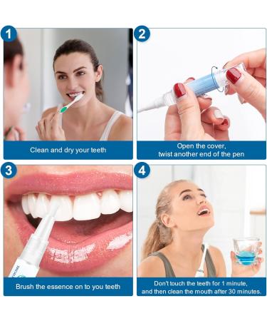 Teeth Whitening Pen Set - 3pcs Whitening Gel Essence for Stain Removal & Yellowing Reduction - Buy Online on GoSupps.com