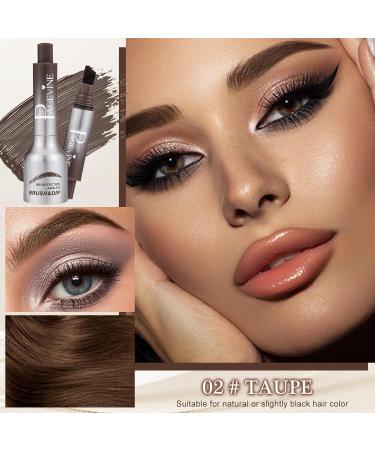 Xionghonglong Brush and eyebrow pencil waterproof gel with multifunctional brush longlasting taupe - Buy Online on GoSupps.com