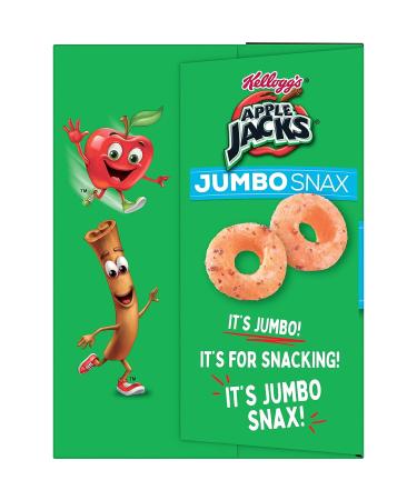 Kellogg's Apple Jacks Jumbo Snax Cereal Snacks - 5.4oz Box (12 Pouches) for Kids Gaming & Lunch Boxes - Buy Online on GoSupps.com