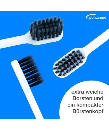Wellsamed Savings Set: Black'n White Activated Carbon Toothbrush & Splat Blackwood Whitening Toothpaste for a Brighter Smile - International Shipping Available - Buy Online on GoSupps.com
