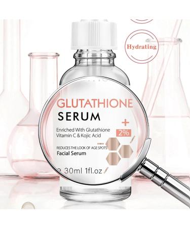 Glutathione Face Neck Skin Whitening Serum Freckle Dark Spots Removal Serum Glutathione Whitening Freckle Serum Moisturizing Vitamin C Essence Glutathione Whitening Face Serum - Buy Online on GoSupps.com