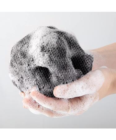 African Washcloth Wash Net African Net Sponge Long Bath Exfoliating Shower Body Scrubber Back Scrubber Skin Smoother for Women Men Daily Use (Black) - Buy Online on GoSupps.com