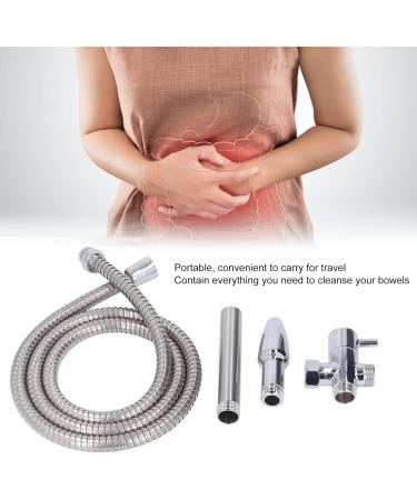Oreq Dusch Klistier System - Douche Colonic Cleanse Kit with Enema Nozzles & Shower Hose for Intestinal Cleaning - Men & Women - Buy Online on GoSupps.com