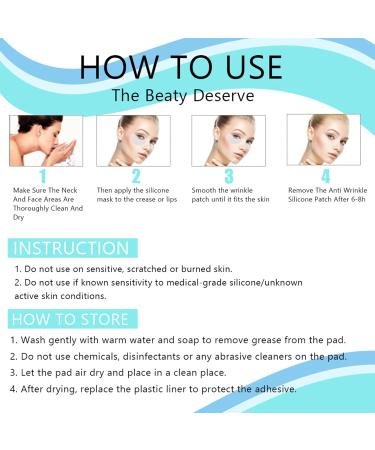 5 Pieces Reusable Anti-Aging Silicone Patches for Face - Washable Wrinkle & Fine Line Reducer - Buy Online on GoSupps.com