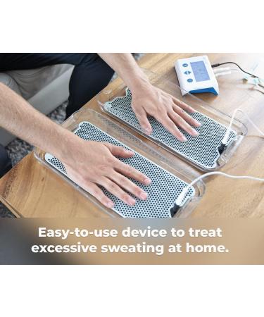 Dermadry Total - Iontophoresis Treatment - Effective solution for Excessive Sweating in Hands Feet & Underarms - Home Use & Long-Lasting Sweat Control - Buy Online on GoSupps.com