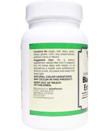 Black Cohosh Extract Plus, European Standardized 2.5% Triterpene glycosides (120 Capsules) 1 Count (Pack of 1) - Buy Online on GoSupps.com