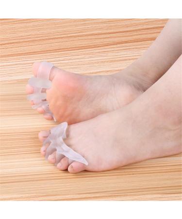 Toe Spreader Splint - 2 Pairs Hallux Valgus Toe Separator | BPA Free for Pain Relief - Buy Online on GoSupps.com