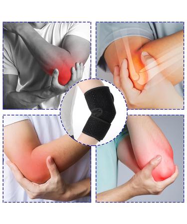 Elbow Compression Sleeve Brace for Tennis & Golfer's Elbow - Pain Relief Elbow Pads for Men & Women - Buy Online on GoSupps.com