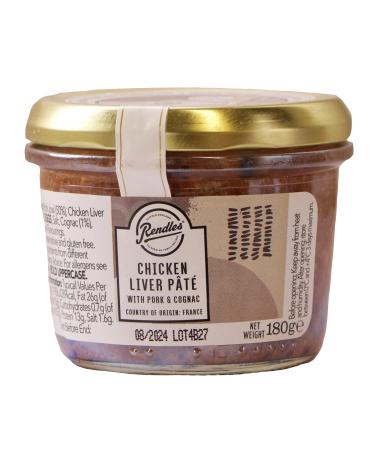 Rendles - Chicken Liver Pate with Cognac 180g Chicken Liver with Cognac