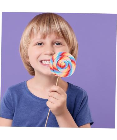 TOYANDONA 1set Lollipop Doll Toys Fake Candy Carnival Candy Christmas Lollipop Prop Mini Lollipop 4pcs - Buy Online on GoSupps.com