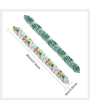 Ceenna Rabbit Ears Wire Headbands - 2 Piece Boho Twist Bow Headband Set | Hawaiian Print Knot Head Tie for Women and Girls | Soft Stretchy Beach Hair Accessories - Buy Online on GoSupps.com
