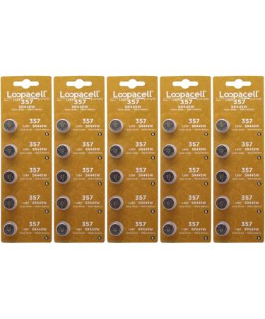Buy 25 SR44W SR44 357 V357 Silver Oxide Watch Battery - Long-Lasting Power for International Shipping | Best Prices Online - Buy Online on GoSupps.com