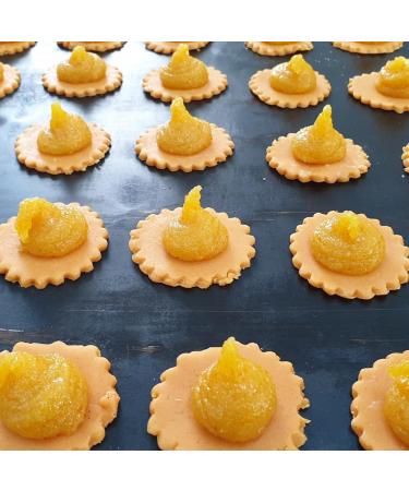 RAREZZE - Shortbread stuffed with Sicilian orange strictly handmade in a pretty decorated biscuit box (kg.1). Individually wrapped! RAREZZE: old artisanal pastry - Buy Online on GoSupps.com