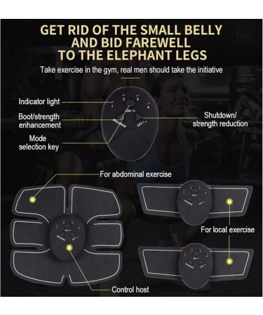 Buy Pochy 35PCs EMS Abdominal Muscle Trainer - Smart Wireless Po Trainer with 4 Controllers & 20 Gel Pads for Enhanced Fitness | International Shipping Available - Buy Online on GoSupps.com