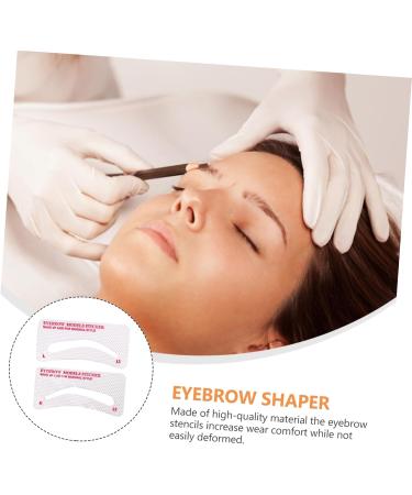 NOLITOY 72pcs Eyebrow Stickers Eyebrow Drawing Sticker Eyebrow Shaper Kit Hair Care Product Miss Girl 8.5x8.5cm As Shown - Buy Online on GoSupps.com