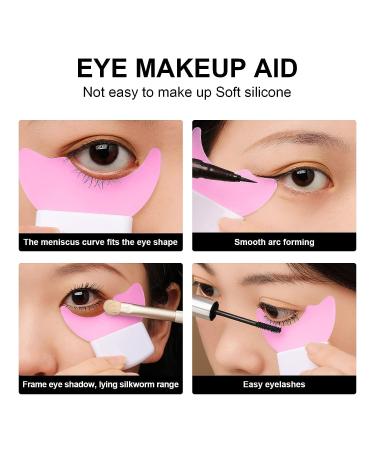 NewBang 3PCS Eyeshadow and Mascara Shield Applicator Set | Professional Silicone Eye Makeup Tools - Buy Online on GoSupps.com