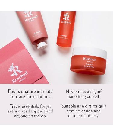 Rosebud Woman Ritual Travel Kit - 4 Piece Set for Ultimate Wellness On the Go - Buy Online on GoSupps.com