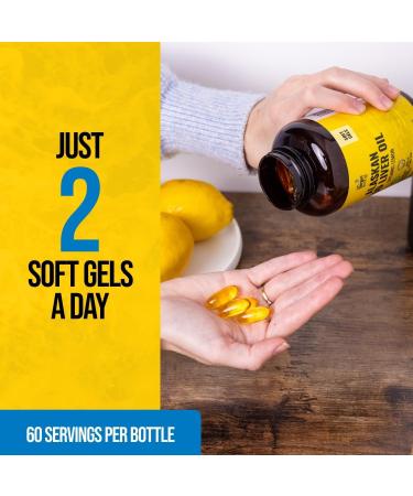 On Target Living Alaskan Cod Liver Oil 120 Soft Gels | Line Caught in The USA | Naturally Occurring Vitamin D | Rich in Omega 3 DHA/EPA - Buy Online on GoSupps.com