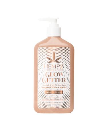 Hempz Glow Getter Body Lotion Hydrating Moisturizer with Shimmer 17 oz. 17 Fl Oz (Pack of 1)