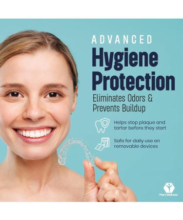 Mars Wellness Retainer Cleaner Tablets - 96 Count Denture Cleaning Tablets Mouthguard Cleaner Effectively Removes Odors and Stains Fresh Oral Hygiene Solution - Buy Online on GoSupps.com