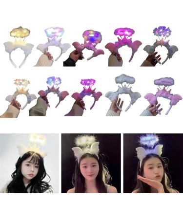 amangul LED Light Up Angel Headband for Women and Teens Perfect for Parties and Halloween Headpiece Hair bands Accessory(C5) - Buy Online on GoSupps.com