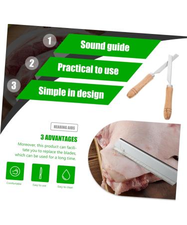 Warmhm Stainless Steel Shaver Holder & Meat Hair Remover - 2 Piece Set for Poultry & Pig Hair Removal - Buy Online on GoSupps.com
