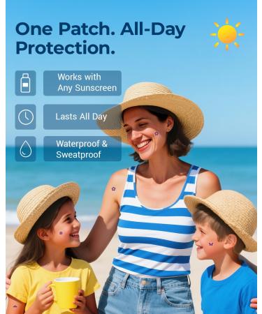 80 Pack UV Detection Stickers for Sunscreen - Sunscreen Dots UV Stickers for Kids Adults - Waterproof Sun Protection UV Sunblock Patch SPF Sensing Spots Patches for Reapplying Reminder (Summer/80pcs) - Buy Online on GoSupps.com