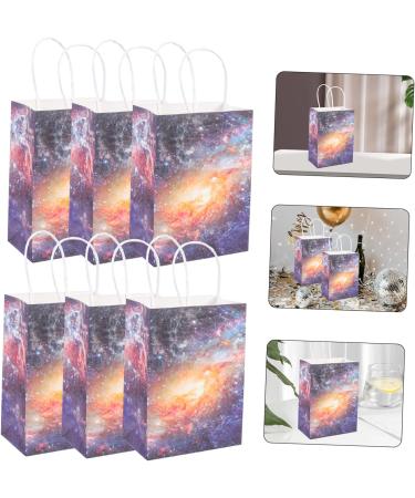JECOMPRIS 80 Pcs Portable Paper Bag Space Bag Party Favor Bags for Kids Birthday Paper Goodie Gift Bags Outer Space Favor Bags Party Boxes Party Bags Printing Child Shopping Bag 1 count (Pack of 1) As Shownx5pcs - Buy Online on GoSupps.com