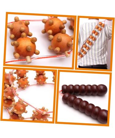 Lurrose 3-St Massage Device - Wooden Neck Roller & Fascia Therapy Tool for Ultimate Relaxation - Buy Online on GoSupps.com