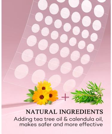TKTK Acne Patches - 176 Hydrocolloid Pimple Patches for Face in 4 Sizes, Infused with Tea Tree & Calendula Oil for Easy Absorption - 176 Count - Buy Online on GoSupps.com