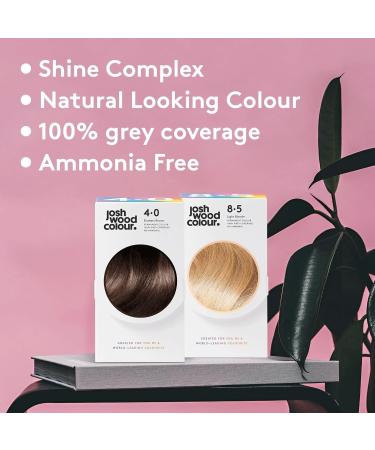 Josh Wood Coloration permanente 2.0 (Noir) Approuv par les c l brit s sans ammoniaque Laisse les cheveux super brillants et hydrat s avec une couverture 100 % des cheveux blancs Aspect naturel Marron - Buy Online on GoSupps.com
