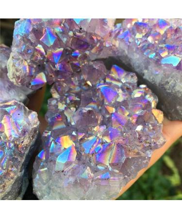 Room Decoration Home 1pc Natural Aura Amethyst Stone Home Decoration Raw Quartz Minerals Uruguay Spiritual Cluster Geode Crystal 1pcs Light Grey - Buy Online on GoSupps.com