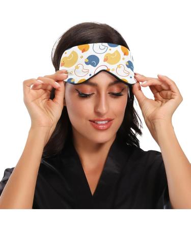 Haskirky Light Blocking Eye Mask for Adults | Adjustable & Breathable | Ideal for Travel, Yoga, Meditation | Hand Drawn Cartoon Design - Buy Online on GoSupps.com