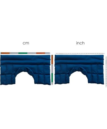 Rapeseed Cushion Neck Pillow - Bio-Fabric Gentian Blue | Warmth & Comfort for Shoulders - Buy Online on GoSupps.com