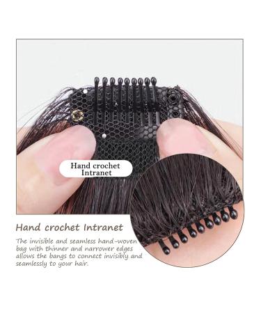 2PCS Curved Wispy Bangs Hair Clip Extensions - Natural Black - Buy Online on GoSupps.com