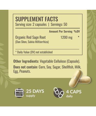 HERBAMAMA Red Sage and Turmeric Kit - Bundle of 1200 mg Red Sage Dan Shen Capsules & Turmeric Curcumin Drops 2 fl oz - Vegan Non-GMO Sugar & Alcohol-Free - 2 Pack - Buy Online on GoSupps.com