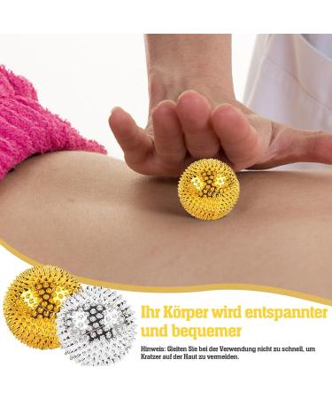 4-Piece Hedgehog Massage Ball Set | Stress Relief & Foot Massager | Magnetic Finger Roller balls - 32mm Diameter - Buy Online on GoSupps.com