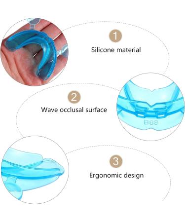 Healifty Dental Night Guard 2pcs Blue - Mouth Guard for Teeth Grinding and Clenching at Night - Buy Online on GoSupps.com