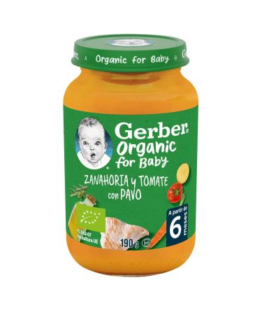 GERBER Weck jar 190 g carrot tomato and turkey +6 months