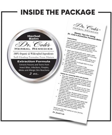 Dr. Cole's Organic Extraction Herbal Balm - Buy Online on GoSupps.com