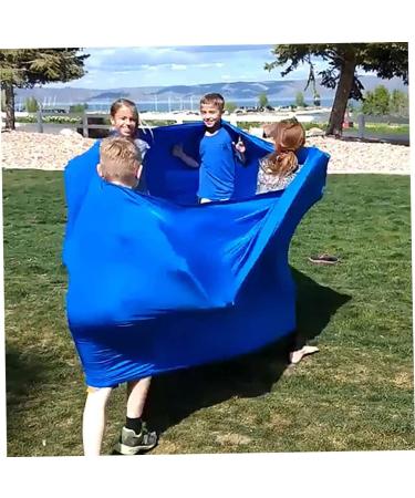 Blue Training Wheels Tube Stretch Fabric Elastic Cloth Ring for Leisure Sports - 600x88cm - International Shipping Available - Buy Online on GoSupps.com