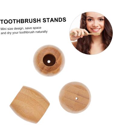Eco-Friendly Bamboo Toothbrush Holder & Rinse Cup - Healeeved 3ST Bathroom Organizer - Buy Online on GoSupps.com