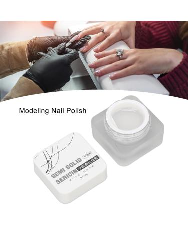 Modeling Nail Gel Transparent Soft Solid Nail Polish Long Lasting Gel for Manicure Light Treatment - Buy Online on GoSupps.com